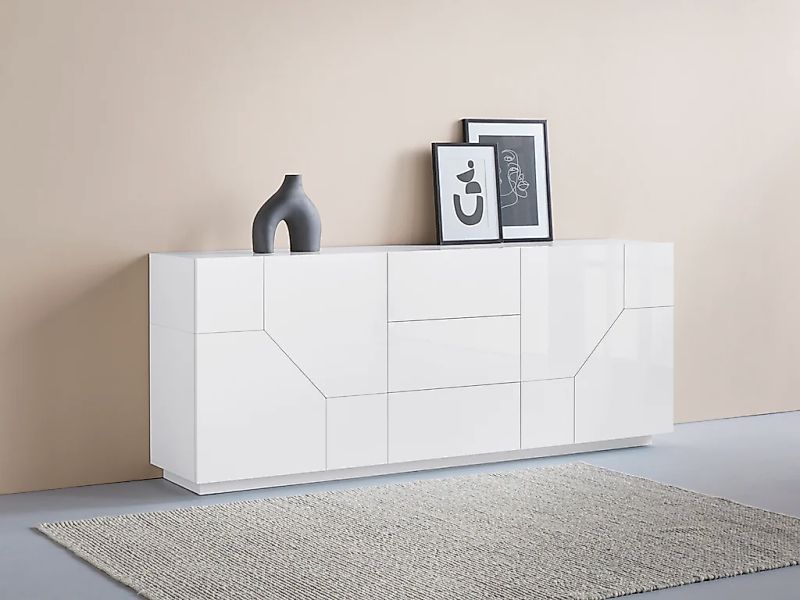 INOSIGN Sideboard "ALIEN-Kommode, Schrank, Anrichte mit 4 Türen und 3 Schub günstig online kaufen
