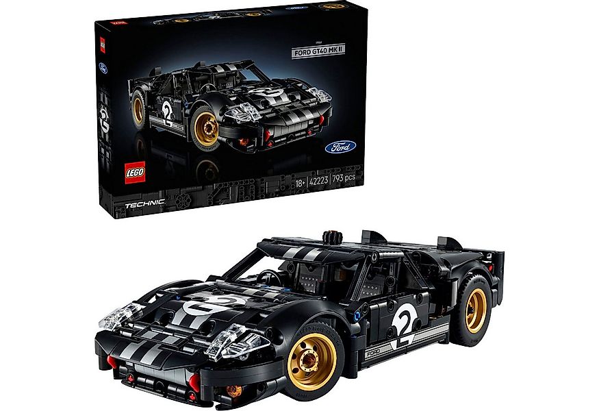 LEGO® 1966 Ford GT40 MKII Rennwagen (42223), LEGO Technic Konstruktionsspie günstig online kaufen