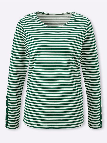 Classic Basics T-Shirt "Streifenshirt", (1 tlg.) günstig online kaufen
