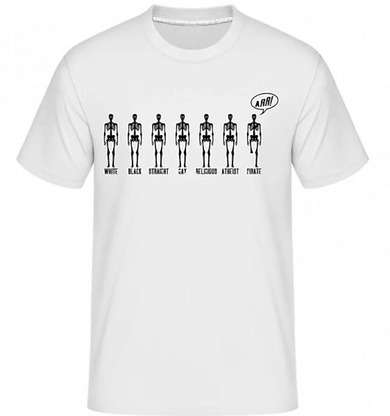 Piraten Skelett · Shirtinator Männer T-Shirt günstig online kaufen