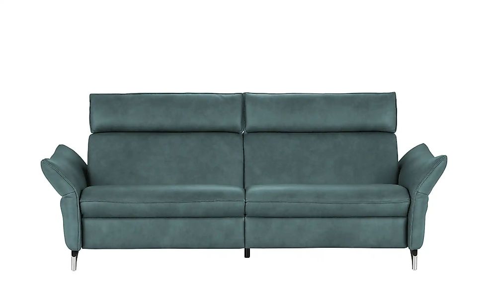 himolla Einzelsofa aus Echtleder 1926 ¦ blau ¦ Maße (cm): B: 224 H: 94 T: 9 günstig online kaufen