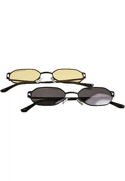URBAN CLASSICS Sonnenbrille "Unisex Sunglasses San Sebastian 2-Pack" günstig online kaufen