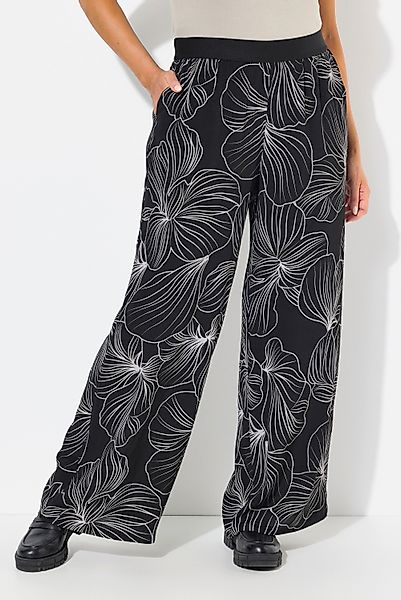 Ulla Popken Schlupfhose Hose Blüten weites günstig online kaufen