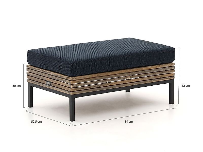 ROUGH-D Lounge Gartenhocker 89x52,5 cm günstig online kaufen