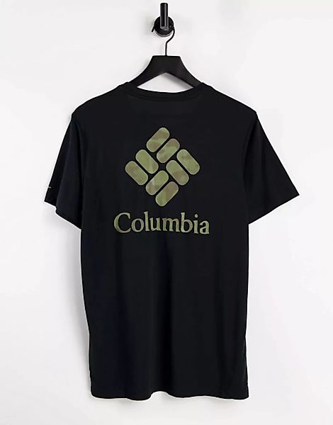 Columbia – Maxtrail – T-Shirt mit Logo in Schwarz günstig online kaufen