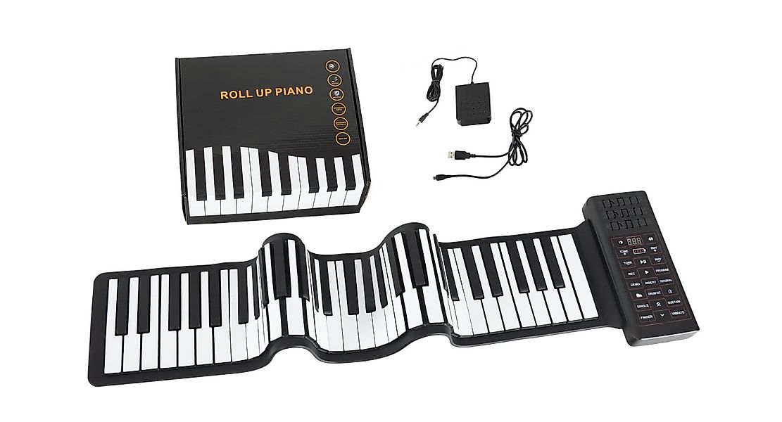 McGrey Spielzeug-Musikinstrument Rollpiano mit 61 Tasten günstig online kaufen