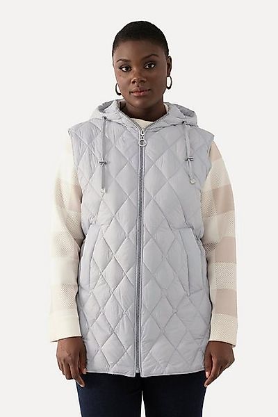 Ulla Popken Steppweste Steppweste Zipper Tunnelzug günstig online kaufen