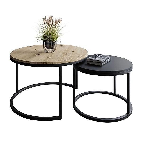 Lookway Couchtisch CIRI MIX 2in1 Runder günstig online kaufen