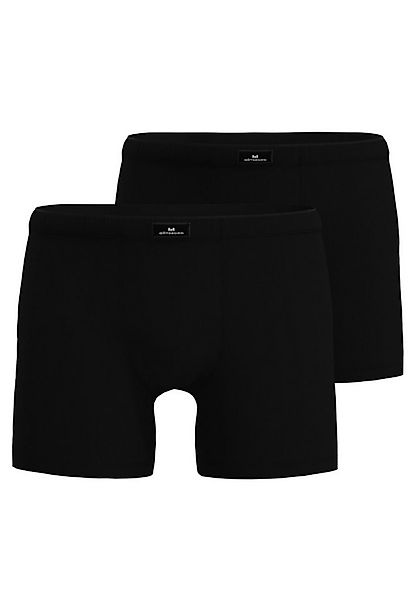 GÖTZBURG Boxershorts GÖTZBURG Herren Long-Pants schwarz uni 2er Pack (2-St) günstig online kaufen