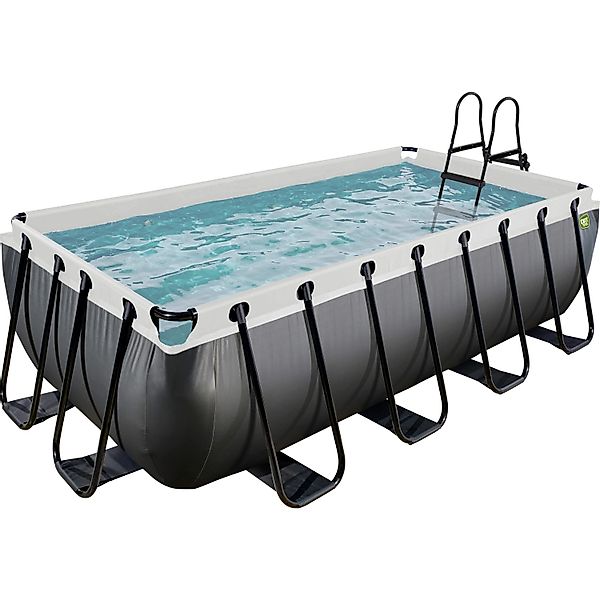 EXIT Framepool BxLxH: 200x400x100 cm, mit Sandfilterpumpe und Sicherheitsle günstig online kaufen