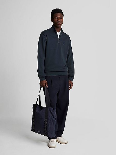 Lyle & Scott Half Zip Pull Tonal Navy - Größe M günstig online kaufen