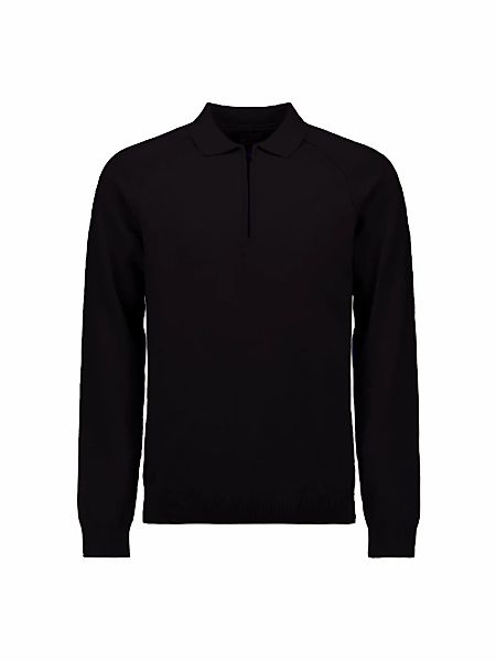 NO EXCESS Stehkragenpullover "No Excess Half-Zip-Polo-Pullover" günstig online kaufen