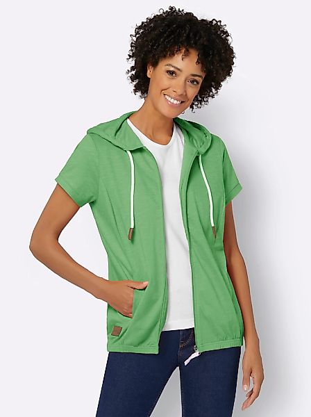 Casual Looks Shirtjacke "Sweatjacke", (1 tlg.) günstig online kaufen