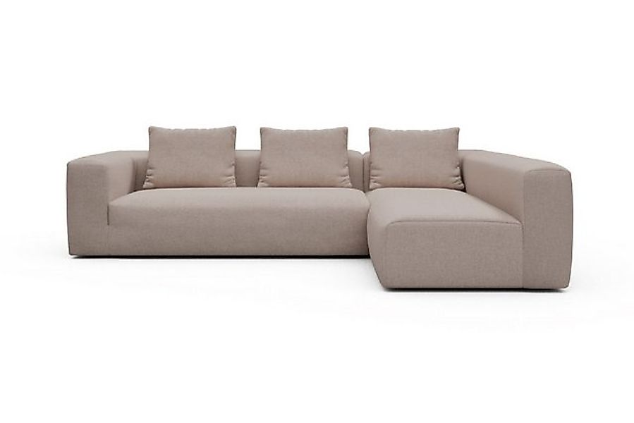 moebelfaktor Ecksofa Fred 2x 2,5-Sitzer rechts offen, Modular, tief, komfor günstig online kaufen