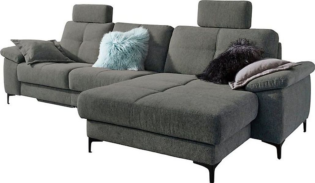 3C Carina Ecksofa Burnaby L-Form, 2 Kopfstützen, optional mit Schlaf- und m günstig online kaufen