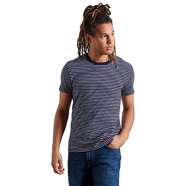 Superdry Weekender Stripe Kurzarm T-shirt S Nautical Navy günstig online kaufen