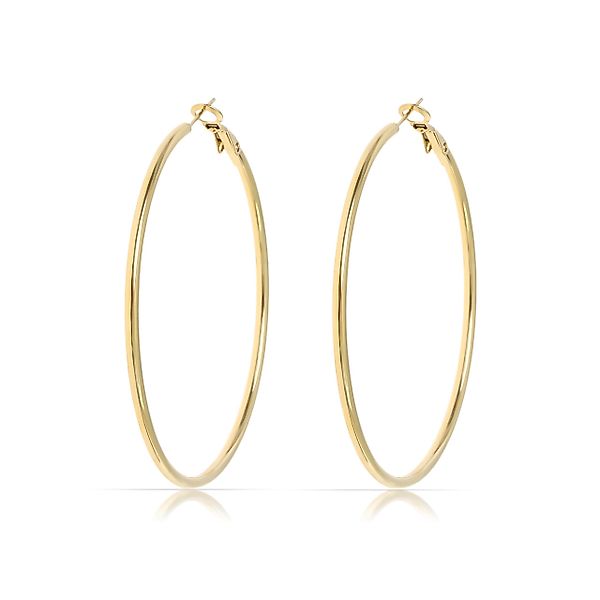 Made by Nami Paar Creolen Gold Ohringe Damen aus Edelstahl Wasserfester Sch günstig online kaufen