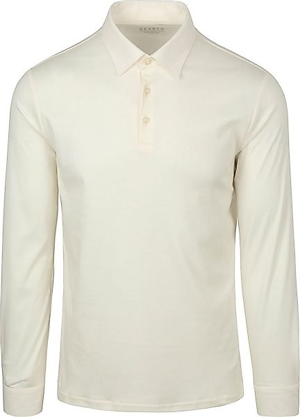 Desoto Longsleeve Poloshirt Essential Off White - Größe 3XL günstig online kaufen