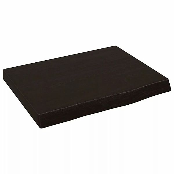 vidaXL Waschtischplatte Dunkelgrau 40x30x4 cm Massivholz Behandelt günstig online kaufen
