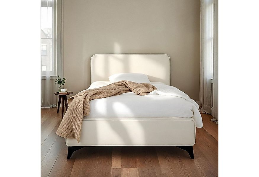 IDIMEX Polsterbett LAVORO, Bett 90x200 cm mit Lattenrost und weichem Stoffb günstig online kaufen