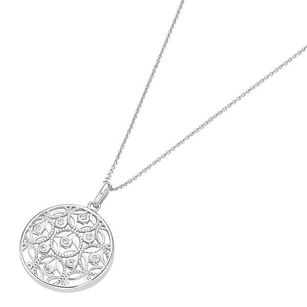 Smart Jewel Kette mit Anhänger "rund, Ornamente, Silber 925" günstig online kaufen
