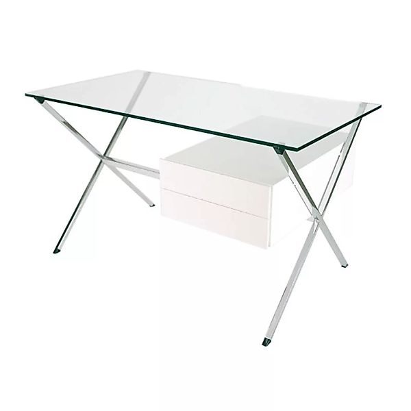 Knoll International - Albini Schreibtisch - Eiche weiß lackiert/transparent günstig online kaufen