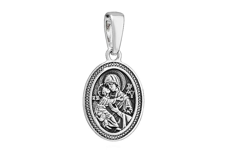 NKlaus Kettenanhänger Detailreich Ikone Kettenhänger filigran 925 Silber Go günstig online kaufen