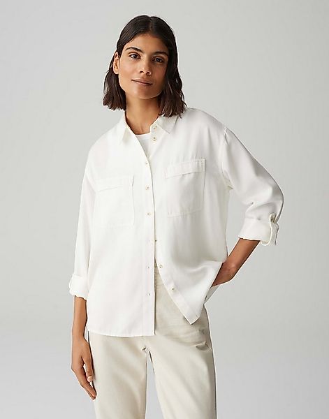 OPUS Hemdbluse Hemdbluse FALENSA Regular aus Lyocell günstig online kaufen