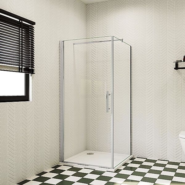 duschspa Eckdusche 195cm ESG Nano Glas günstig online kaufen