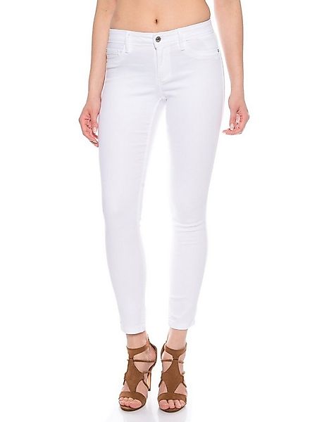 ONLY Stretch-Jeans Only Damen Skinny Jeans Hose mit Stretch in weiß Regular günstig online kaufen