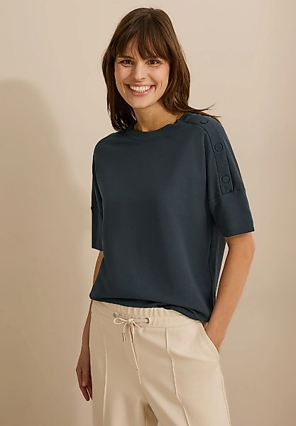 Cecil T-Shirt, aus softem Materialmix günstig online kaufen