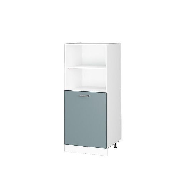 Vicco Herdumbauschrank R-Line Herdschrank Blau-Grau/Weiß 60 cm günstig online kaufen