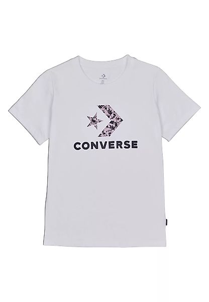 Converse Damen T-Shirt STAR CHEVRON HYBRID FLOWER TEE 10022558 102 White We günstig online kaufen