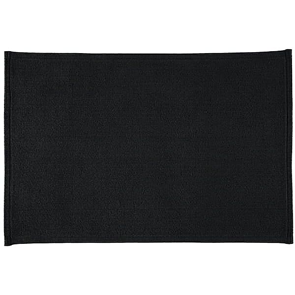 Rhomtuft - Badteppiche Plain - Farbe: schwarz - 15 - 60x90 cm günstig online kaufen