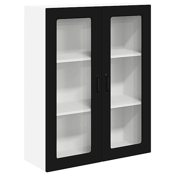 vidaXL Küchenwandschrank Schwarz 80 x 31 x 100 cm Holzwerkstoff 884805 günstig online kaufen