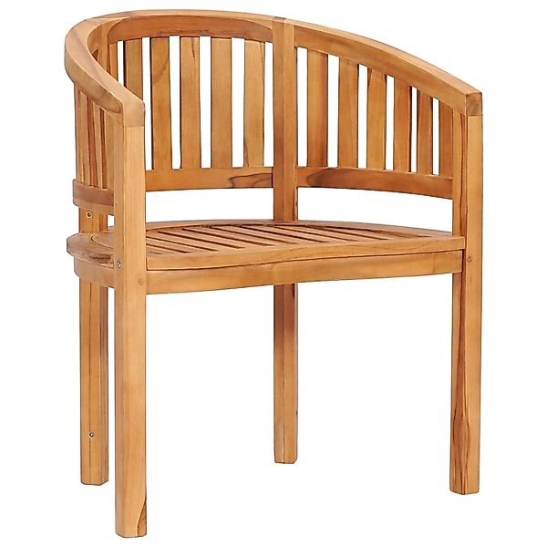 vidaXL Bananenstuhl Massivholz Teak günstig online kaufen