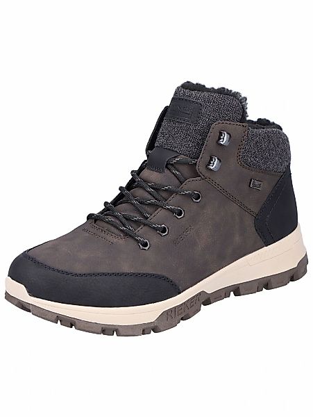 Rieker Schnürstiefelette "Rieker Stiefelette Lederimitat/Textil" günstig online kaufen