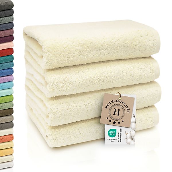 ZOLLNER Handtücher, Walkfrottier (4-St), Längssäume mit günstig online kaufen