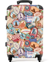 NoBoringSuitcases.com© Hartschalen-Trolley Reisen - Muster - günstig online kaufen