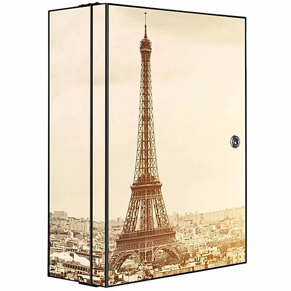 Banjado XXL Medizinschrank Abschliessbar 35x46x15cm Arzneischrank Anthrazit günstig online kaufen