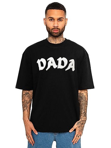 DADA Supreme T-Shirt Frottee-Schriftzug mit seitlichem Logo Frotee Logo günstig online kaufen