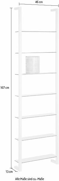 Spinder Design Wandregal »CUBIC«, Metall, Tiefe 13 cm günstig online kaufen