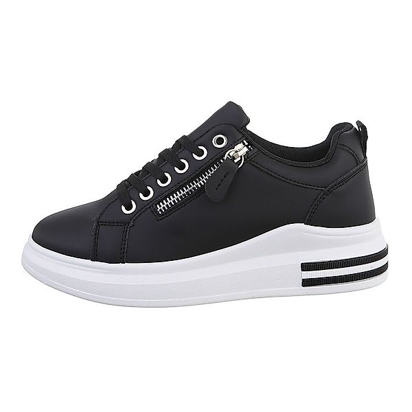 Ital-Design Damen Low-Top Freizeit Sneaker Keilabsatz/Wedge günstig online kaufen