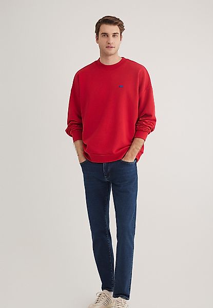 Mavi Rundhalspullover CREW NECK SWEATSHIRT Basic günstig online kaufen