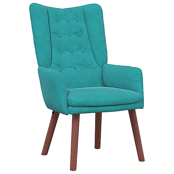 vidaXL Sessel Relaxsessel Türkis Samt (1-St) günstig online kaufen