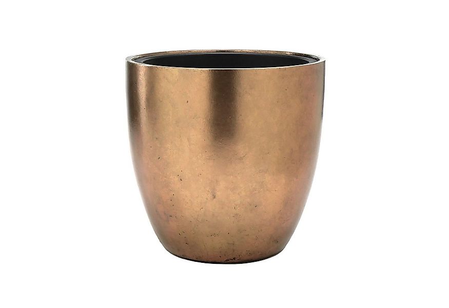 Flingora Pflanzkübel Faye, mit Einsatz - Fiberglas - Indoor - Bronze - Ø 40 günstig online kaufen
