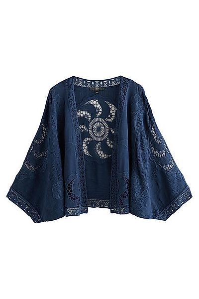 Next Blusenkimono Kurzer Kimono mit Häkeldetails (1-tlg) günstig online kaufen