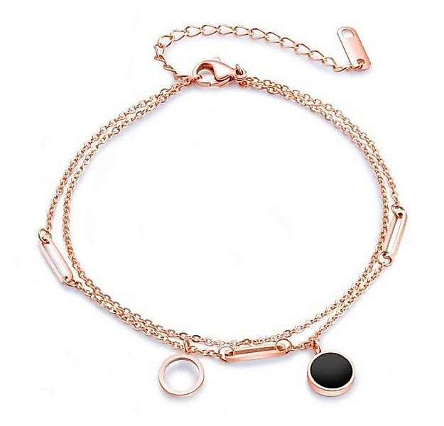 Kim Johanson Fußkette Black Moon (1-tlg), mit Kreisen günstig online kaufen