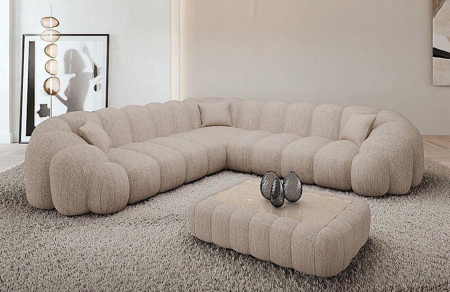 Sofa Dreams Ecksofa Rajada L Form Couch, 4-Sitzer, Design, Eckcouch, Stoffb günstig online kaufen