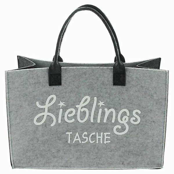 Home-trends24.de Henkeltasche Filz Tasche Liebelingstasche Henkel günstig online kaufen